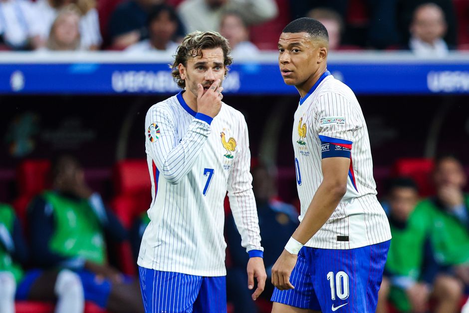 Falende Kylian Mbappé en Antoine Griezmann bezorgen halve finalist Frankrijk bizarre statistiek op EK