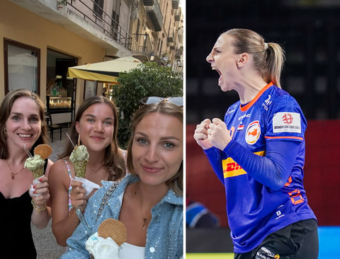 'Geobsedeerde' tophandbalsters kunnen elkaar niet loslaten: Nederlands trio geniet op zonnige bestemming