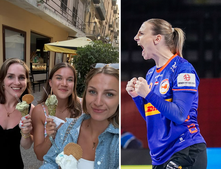 'Geobsedeerde' tophandbalsters kunnen elkaar niet loslaten: Nederlands trio geniet op zonnige bestemming