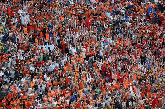 Bijzondere steun voor Tijjani Reijnders op WK voetbal: mooie beelden vanaf tribune in Kansas City