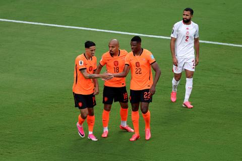 Dit zijn de mooiste beelden van het Nederlands elftal tegen Tunesië op WK voetbal