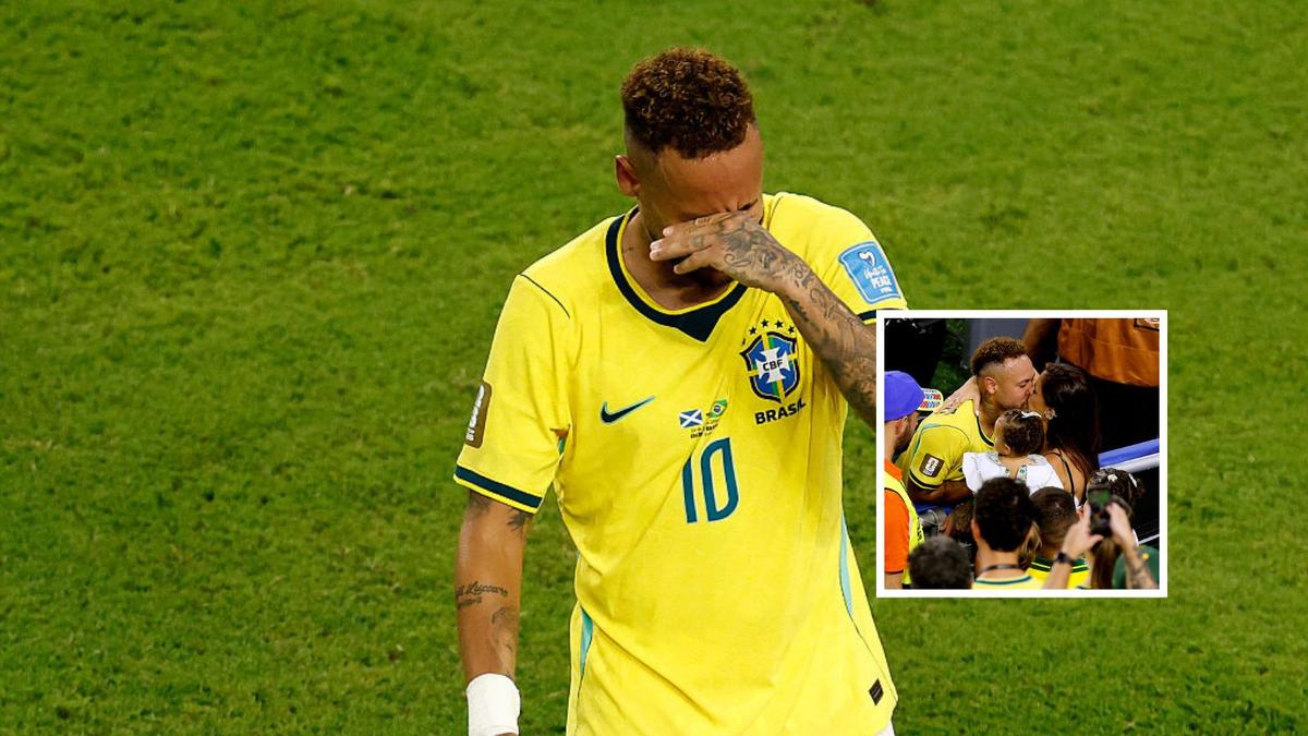 Neymar huilt na rentree bij Brazilië — photo: Sportnieuws Voetbal