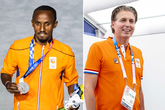 Abdi Nageeye en Pieter van den Hoogenband. © Getty Images en ANP