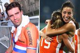 Tom Dumoulin (l), Ellen Hoog en Naomi van As (r). © Getty Images