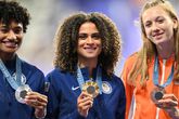 Sydney McLaughlin-Levrone en Femke Bo ©Getty Images