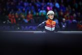 Selma Poutsma mist de opening van het shorttrackseizoen en mogelijk ook een mooie reis naar Canada en Amerika. ©Getty Images