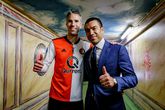 Robin van Persie en Giovanni van Bronckhorst © Getty Images