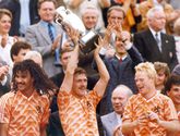 Het Nederlands elftal na de winst van het EK in 1988 ©Getty Images