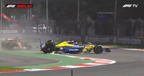 'Oh my god': bizarre crash in Formule 1 zorgt voor nieuwe rode vlag in chaotische vrije training