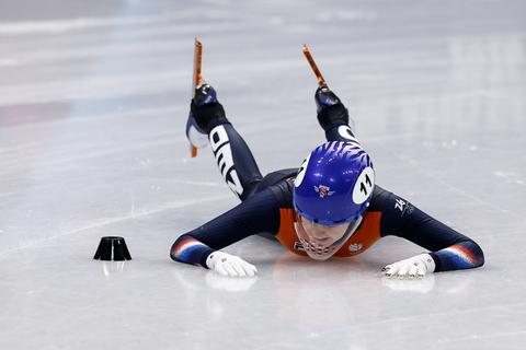 Drama voor shorttrackster Michelle Velzeboer (23): pijnlijk einde aan eerste World Tour