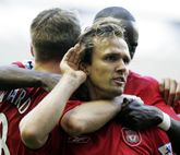 Boudewijn Zenden als speler van Liverpool. ©Getty Images.