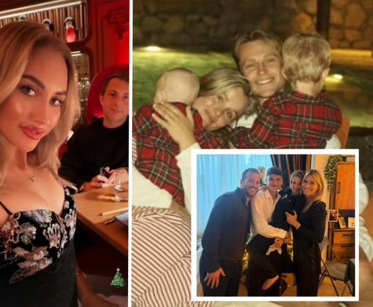 Sportsterren vieren kerst: gezin Estavana Polman en Rafael van der Vaart compleet