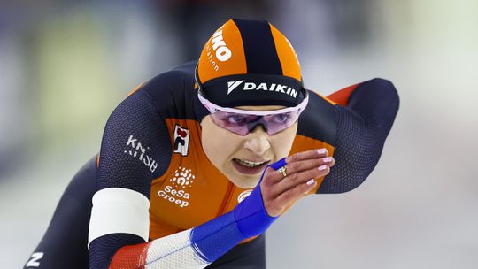 Joy Beune naar persoonlijk record en eerste plek op 3000 meter in Salt Lake City