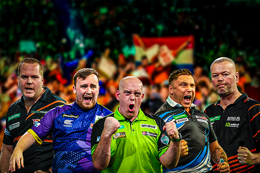 Clash Michael van Gerwen versus Raymond van Barneveld op Dutch Darts Masters