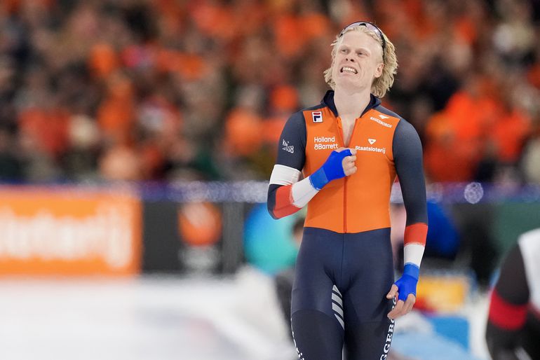 Nederlandse sprinters doen mislukte gooi naar wereldrecord: Team USA lukt het wél