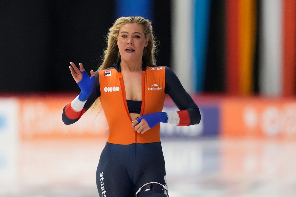 Schaatstopper Jutta Leerdam oogst lof voor 'nuchter' optreden: ‘Dit doet natuurlijk wel wat met haar