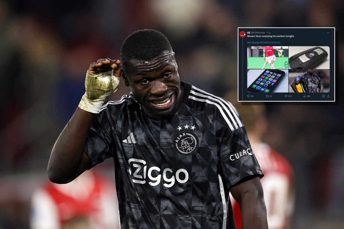 AZ plaagt Ajax en Brian Brobbey op sociale media, maar verwijdert bericht later weer