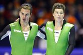 Wouter Olde Heuvel en Sven Kramer. © Pro Shots