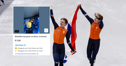 Broers Jens en Melle van 't Wout zetten olympische medailles voor spotprijs 'te koop' op Marktplaats