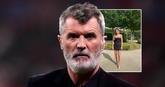 Roy Keane met op de achtergrond zijn dochter Caragh. © Getty Images en Instagram