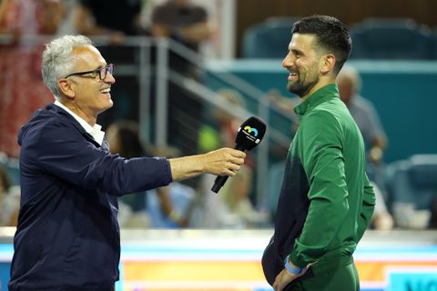 Bijzondere steun voor Novak Djokovic in Miami: 'Als zij dat zegt, betekent het dat het fantastisch was'