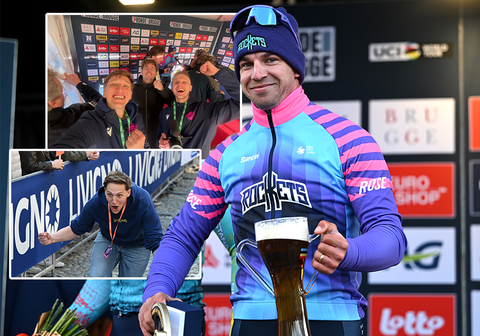 Van pizza's uitdelen in Tour naar grootste wielerzege: 'Nederlands' Unibet Rose Rockets maakt bizarre ontwikkeling door