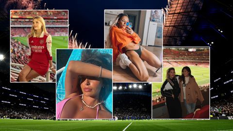 Deze spelersvrouwen, waaronder de 'Queen of Twerking', zitten op de tribune tijdens Tottenham Hotspur - Arsenal