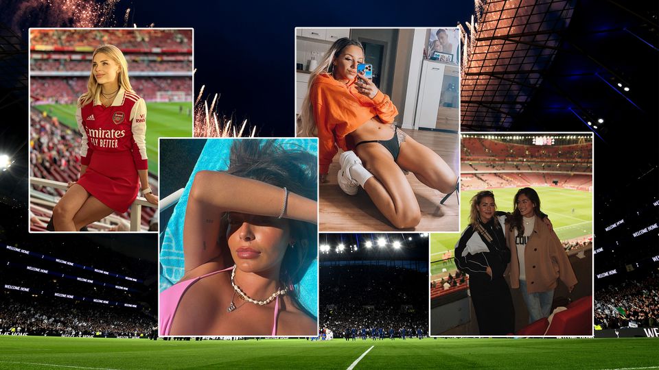 Deze spelersvrouwen, waaronder de 'Queen of Twerking', zitten op de tribune tijdens Tottenham Hotspur - Arsenal
