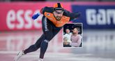 Topschaatser Kjeld Nuis viert vakantie met 'zijn eigen koning'