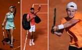 Suzan Lamens, Novak Djokovic en Jesper de Jong zijn de 'ones to watch' voor Nederland tijdens dag drie van Roland Garros. ©Getty Images, beeldbewerking Sportnieuws.nl.