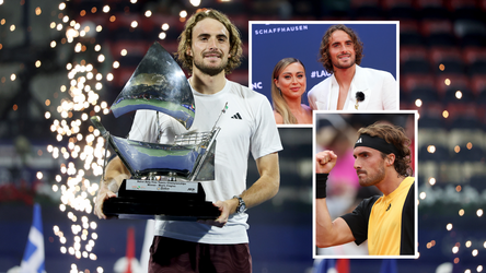 Dit is Stefanos Tsitsipas: toptennisser verdronk bijna, is gek op stroopwafels en heeft relatie met bekende collega