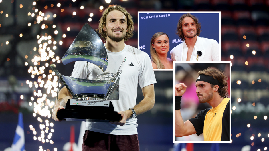 Dit is Stefanos Tsitsipas: toptennisser verdronk bijna, is gek op stroopwafels en heeft relatie met bekende collega