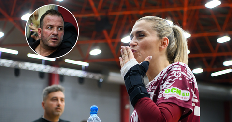 Rafael van der Vaart houdt het niet droog bij afscheid Estavana Polman als handbalster: 'Hij is vrij emotioneel'