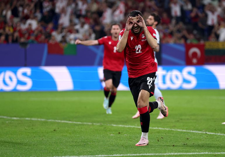Georgië helpt zichzelf naar achtste finales EK en Nederland aan 'makkelijkere' tegenstander