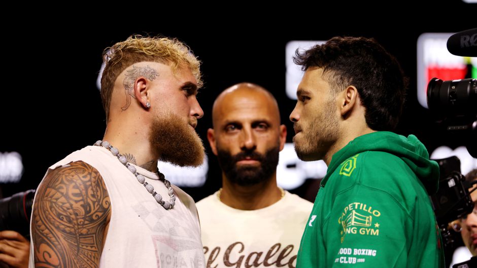 Jake Paul (verloofde Jutta Leerdam) staat oog in oog met komende tegenstander: 'Ik word knock-out geslagen!'