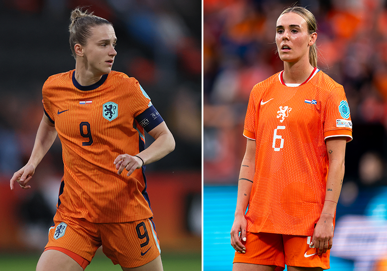 Oranje Leeuwinnen Jill Roord en Vivianne Miedema doorbreken taboes in vrouwenvoetbal: 'Je moet nu voor geluk kiezen'