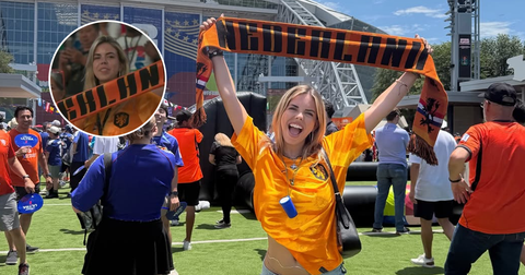 'Mooiste Oranje-fan' ziet Instagram ontploffen na viraal WK-moment