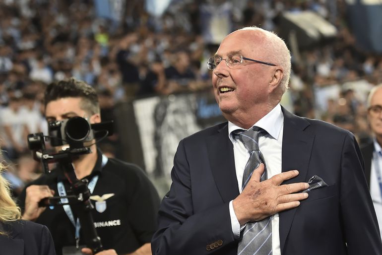 Voormalig Engeland-bondscoach Sven-Göran Eriksson op 76-jarige leeftijd overleden