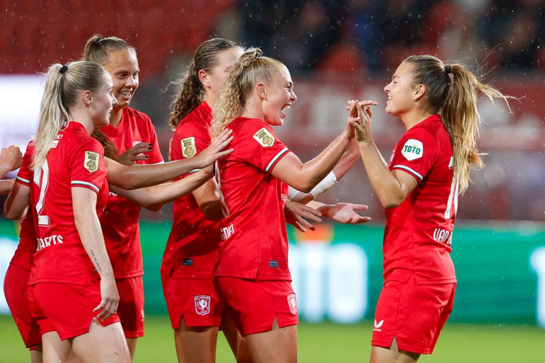 FC Twente Vrouwen zet tegenstander met 8-1 te kijk en schrijft historie