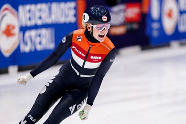 Shorttrackster Xandra Velzeboer ondervindt nadeel van dat ze een van de besten is: 'Nu kan dat niet meer'