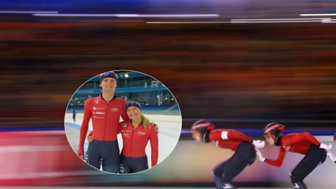 Europees kampioen (23) vindt liefde bij schaatsende teamgenote (20): 'Zij nam het initiatief'