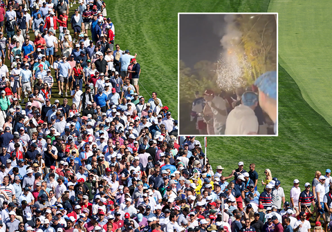 Schokkende beelden bij Ryder Cup: fans schrikken van explosie in New York