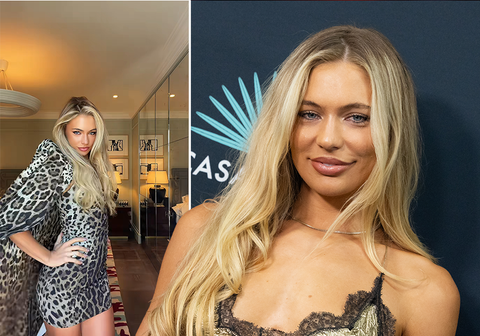 Schaatsicoon Jutta Leerdam showt opvallende outfit tijdens Fashion Week Milaan: BN'er kijkt zijn ogen uit