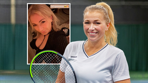 Ex-toptennisster Michaëlla Krajicek uit haar dak in Johan Cruijff ArenA: 'Let's go!'