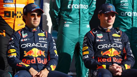 Sergio Pérez en Max Verstappen © Getty Images