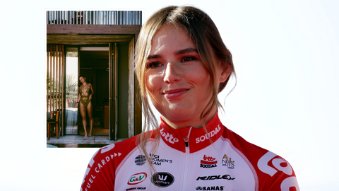 'Mooiste sportvrouw' Puck Moonen trakteert zichzelf in opvallend badpak: 'Altijd een goed idee'
