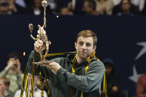 Toptennisser Tallon Griekspoor krijgt na droomweek in Brussel nog een extra beloning