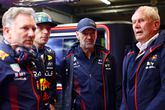 Christian Horner, Max Verstappen en Adrian Newey in hun gezamenlijke tijd bij Red Bull Racing.

© GettyImages