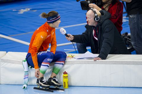 Ernstig zieke sportverslaggever (62) maakte bijzonder item met schaatsicoon Ireen Wüst: 'Hier kan ze niet tegen'