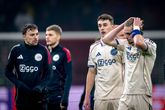 De teleurstelling is groot bij de spelers van Ajax. © Getty Images